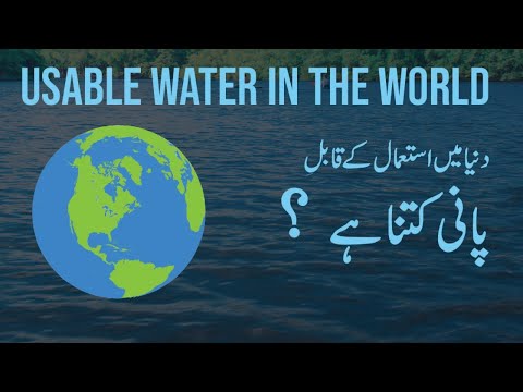 usable water in the world | Yousuf Saleem Attari | How much water can be used by humans on Earth ?
