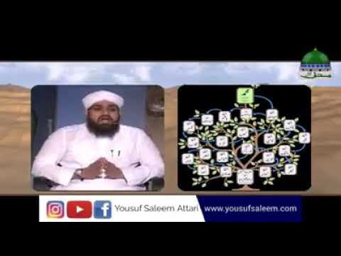 Hazrat Muhammad ka Silsla Nasab Kiya Hai Yousuf Saleem Attari